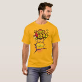 Super Hero Mama Comic Book Style T-Shirt (Vorne ganz)
