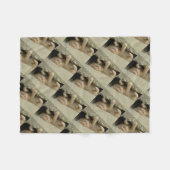 Super Hero Orange Tabby Kitten Fleecedecke (Vorderseite (Horizontal))