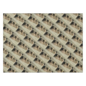 Super Hero Orange Tabby Kitten Tischdecke (Vorderseite (Horizontal))