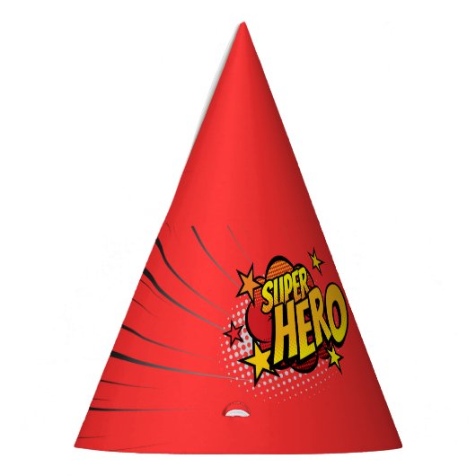 Super Hero Party Hat Partyhütchen (Links)