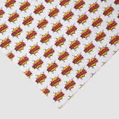 Super Hero Senior White Seidenpapier (Ausschnitt)