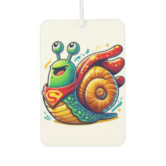 Super hero Snail Air Freshener Autolufterfrischer