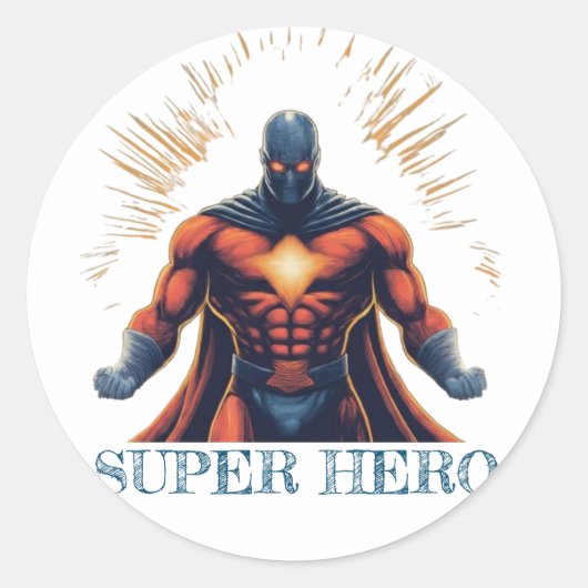 SUPER HERO STICKERS (Vorderseite)