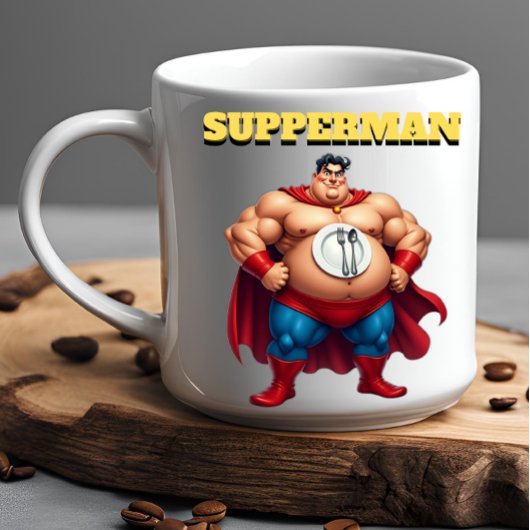 Super Hero SUPPERMAN Funny Office Geschenk Kaffeetasse