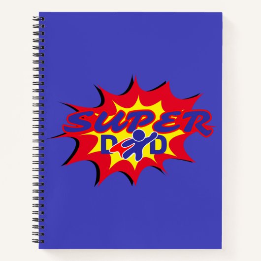 Super Hero Vater Comic Buch Vatertag (Vorderseite)