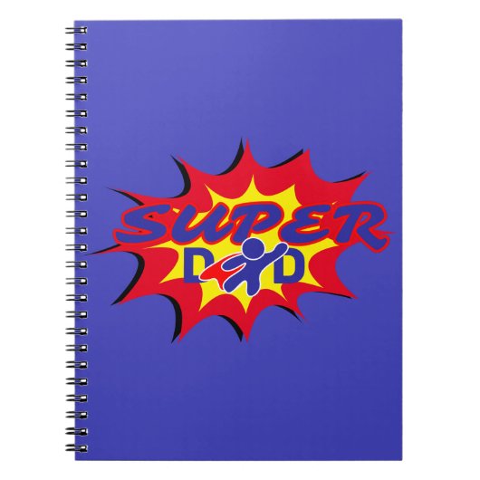 Super Hero Vater Comic Buch Vatertag (Vorderseite)