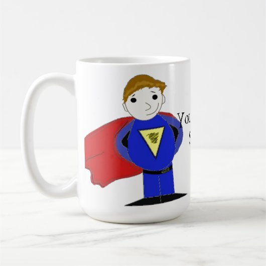 Super Hero - Vater Kaffeetasse (Links)
