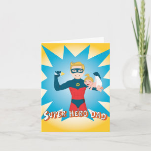Super Hero Vater Karte