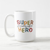 Super Hero Vater Vathers Day Kaffeetasse (Links)
