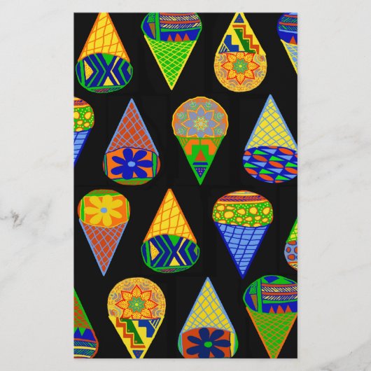 Super Heroes Ice Cream Cones Briefpapier (Vorderseite)
