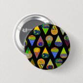 Super Heroes Ice Cream Cones Button (Vorne & Hinten)