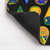 Super Heroes Ice Cream Cones Mousepad (Ecke)