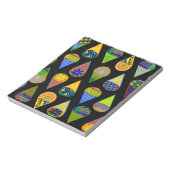 Super Heroes Ice Cream Cones Notizblock (Rotiert)