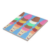 Super High Niedlich Ice Cream Condes Fliese (Seite)