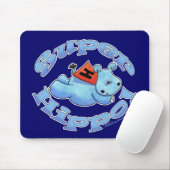 Super Hippo Mousepad (Mit Mouse)