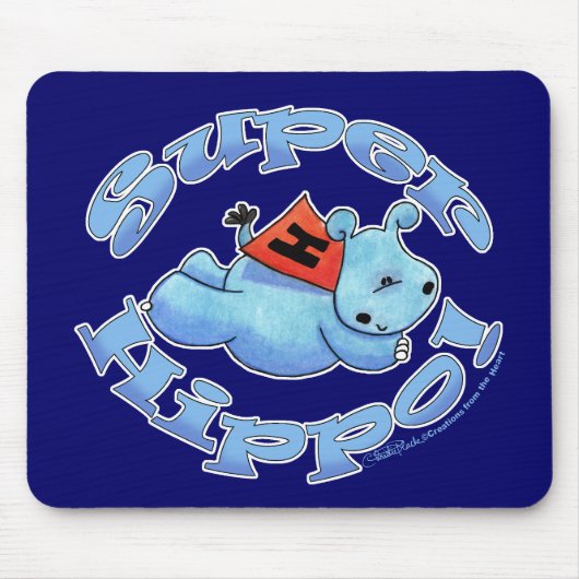 Super Hippo Mousepad (Vorne)