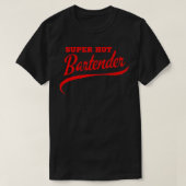 Super Hot Barkeeper T-Shirt (Design vorne)