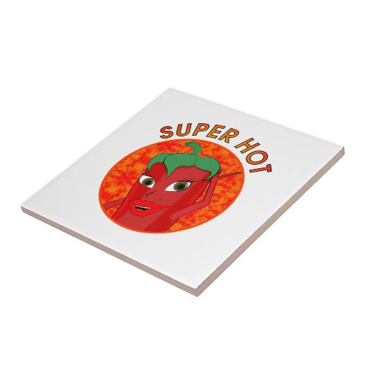 Super Hot Pepper Diva Fliese (Seite)