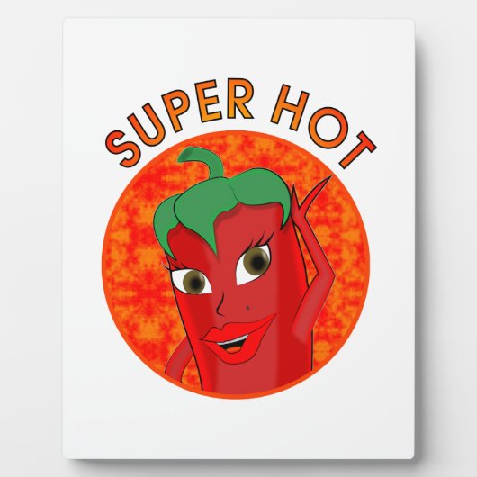 Super Hot Pepper Diva Fotoplatte (Vorderseite)