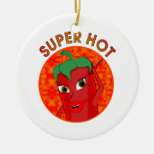 Super Hot Pepper Diva Keramikornament (Vorne)