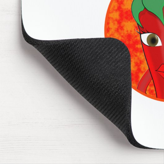 Super Hot Pepper Diva Mousepad (Ecke)