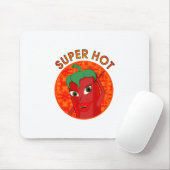 Super Hot Pepper Diva Mousepad (Mit Mouse)