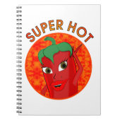 Super Hot Pepper Diva Notizblock (Vorderseite)