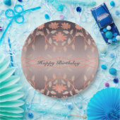 Super hübsche KorallenBlume Pappteller (Party)