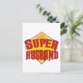 Super Husband Postkarte (Stehend Vorderseite)