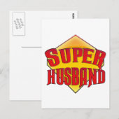 Super Husband Postkarte (Vorne/Hinten)