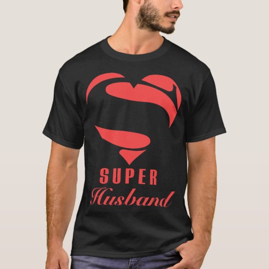 Super Husband Superherd Geschenk Weihnachtskosten T-Shirt (Vorderseite)