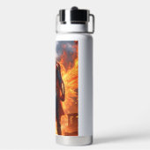 Super Hydration" "Power Up with Every Sip" "Bleibe Trinkflasche (Hinten)