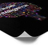Super-Intelligenz-Technologie Poster (Ecke)