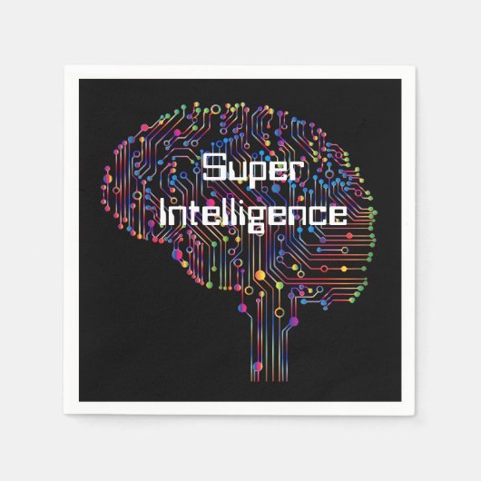 Super-Intelligenz-Technologie Serviette (Vorderseite)