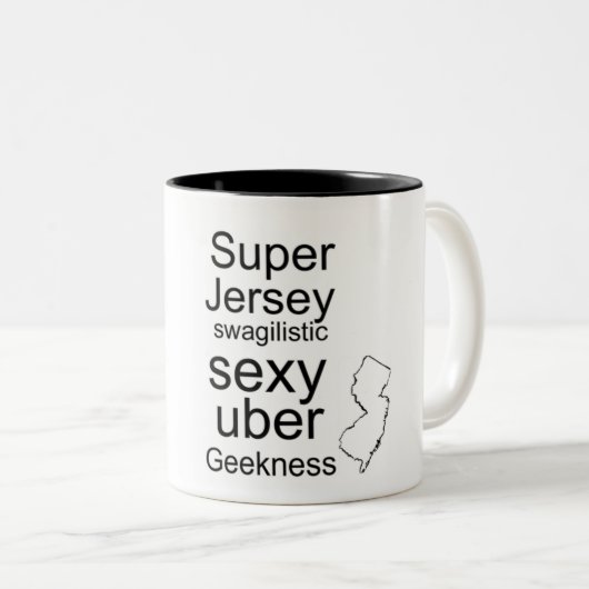 Super Jersey-Tasse Zweifarbige Tasse (VorderseiteRechts)