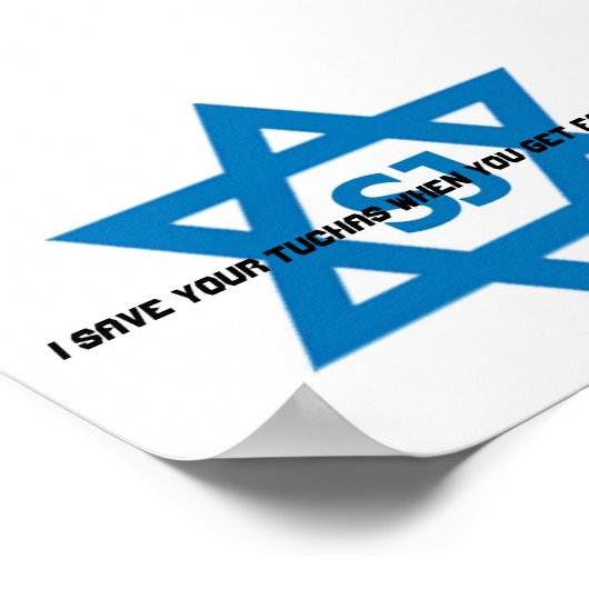 Super Jew Poster (Ecke)