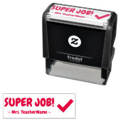 "SUPER JOB!" Schullehrer Rubber-Briefmarke Permastempel (Beispiel)