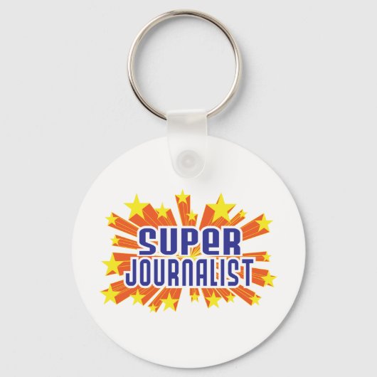 Super Journalist Schlüsselanhänger (Vorderseite)
