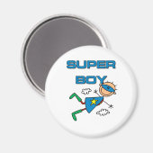 Super-Junge Magnet (Vorderseite/Rückseite)