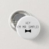 Super Junior "Mr Simple" Button (Vorne & Hinten)