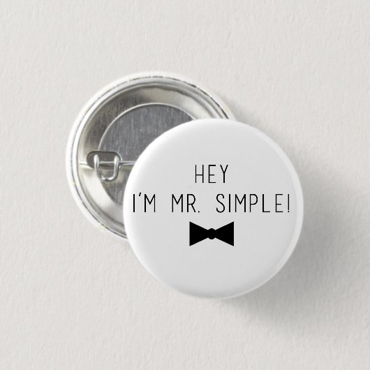 Super Junior "Mr Simple" Button (Vorne & Hinten)