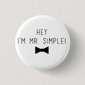 Super Junior "Mr Simple" Button (Vorderseite)