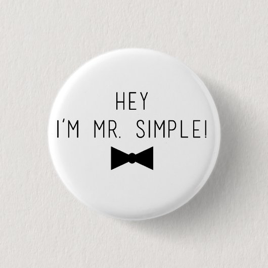 Super Junior "Mr Simple" Button (Vorderseite)