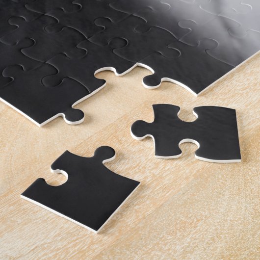 Super-Kätzchen-Power in Schwarzweiß Puzzle (Seite)