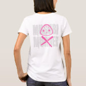 Super Kawaii Musubi Murder Pink und White T-Shirt (Rückseite)