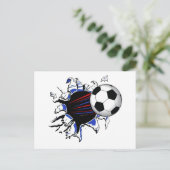 SUPER KICK SOCCER POSTKARTE (Stehend Vorderseite)