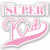 Super Kid Aufkleber (Vorderseite)