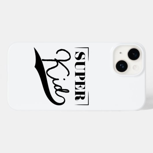 Super Kid Case-Mate iPhone Hülle (Rückseite (Horizontal))