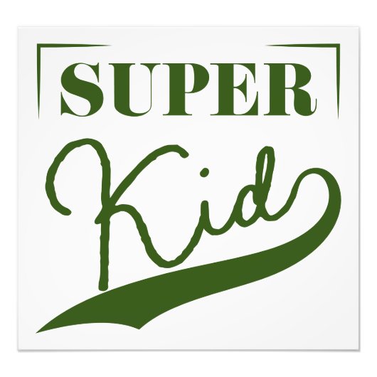 Super Kid Fotodruck (Vorne)