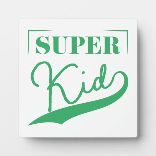 Super Kid Fotoplatte (Vorderseite)